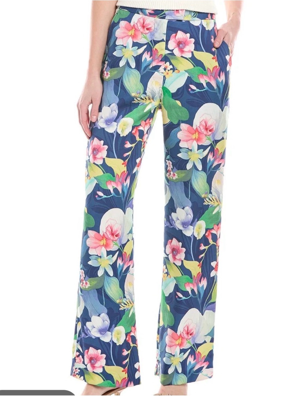 J. McLaughlin Broderick Wide Leg Pant Butterfly Size 6